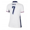 Damen Fußballbekleidung England Bukayo Saka #7 Heimtrikot EM 2024 Kurzarm
